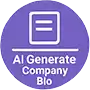 AI Generate Company Bio